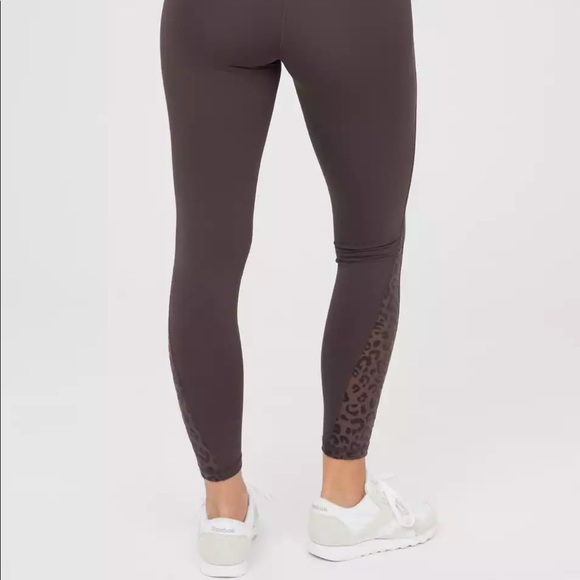 OFFLINE American Eagle Goals High Waisted Leopard Mesh Legging - Picture 3 of 11